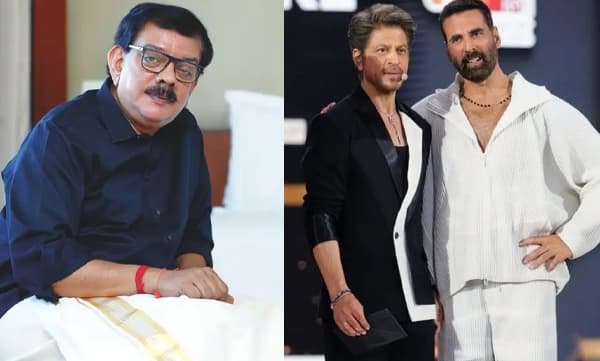 ‘ഷാരൂഖിന്റെ ശരീരഭാഷ വളരെ പോളിഷ്ഡും അർബൻ സ്റ്റൈലുമാണ്,ഒരു ഗ്രാമീണനായി അഭിനയിക്കാനാവില്ല; അക്ഷയ് കുമാറിന്റെ ശരീരഭാഷ സാധാരണക്കാരന്റേതാണ്...’ പ്രിയദര്‍ശന്‍