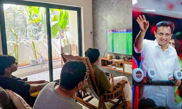 ‘മക്കൾസിനൊപ്പം വീട്ടിൽ ഇഷ്ടപെട്ട ‘ഫിഫ’പോരാട്ടം...’തെരഞ്ഞെടുപ്പ് ഇടവേളയിൽ വീഡിയോ ഗെയിം കളിച്ച് മന്ത്രി പിഎ മുഹമ്മദ് റിയാസ്; പോസ്റ്റ് വൈറല്‍