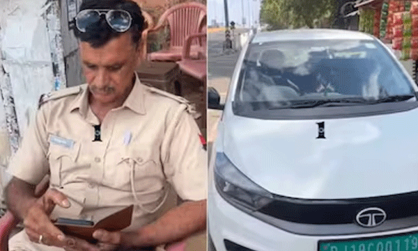 ഇലക്ട്രിക്ക് കാറിന് പുക പരിശോധന സര്‍ട്ടിഫിക്കറ്റില്ല: ഉടമയ്‌ക്കെതിരെ പിഴ ചുമത്തി പോലീസ് ഉദ്യോഗസ്ഥന്‍, വന്‍ പ്രതിഷേധം 
