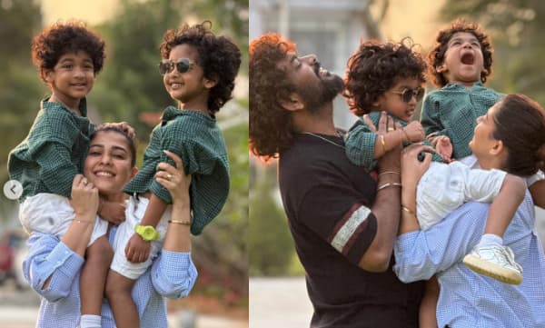 ഞങ്ങളും ഞങ്ങളുടെ അനുഗ്രഹങ്ങളും; വിഘ്‌നേഷിനും മക്കള്‍ക്കുമൊപ്പമുളള ചിത്രങ്ങളുമായി നയന്‍താര 
