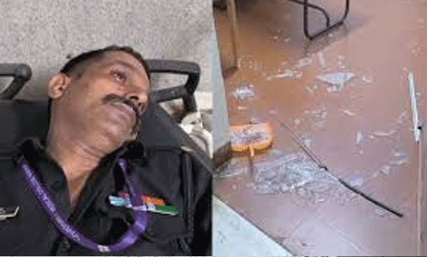 പരിയാരം ഗവൺമെൻ്റ് മെഡിക്കൽ കോളേജിൽ നാലംഗ സംഘത്തിൻ്റെ അതിക്രമം; സെക്യൂരിറ്റി ജീവനക്കാരന് പരിക്ക്