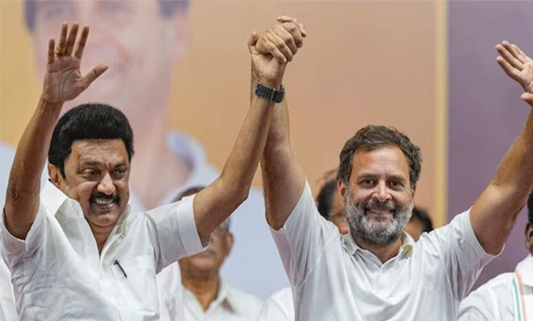 ബിജെപിക്ക് മറുപടിയുമായി എംകെ സ്റ്റാലിൻ; 'ഞാൻ ചെന്നൈയിലും രാഹുൽ തെക്കൻ തമിഴ്നാട്ടിലും പ്രചാരണം നടത്തും