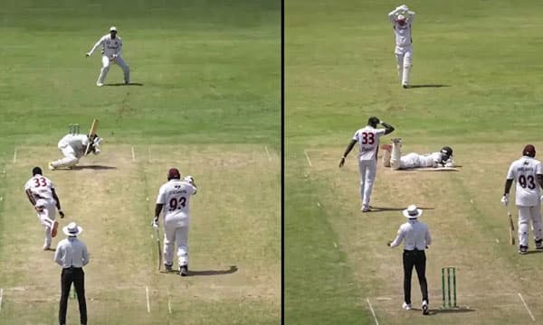 വിന്‍ഡീസ് ബൗളര്‍ക്ക് 10 വിക്കറ്റ് നേട്ടം നഷ്ടമായി; ഏഴു വിക്കറ്റ് എടുത്തപ്പോള്‍ ആക്‌സിഡന്റിനെത്തുടര്‍ന്ന് കളി ഉപേക്ഷിച്ചു