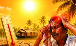 വെന്തുരുകി കേരളം, ഉഷ്ണതരംഗ മുന്നറിയിപ്പ് ; ചൂട് കനക്കും; മൂന്നു ജില്ലകളില്‍ ഓറഞ്ച് അലര്‍ട്ട്; അഞ്ചുപേര്‍ക്ക് സൂര്യാഘാതം