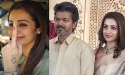   വോട്ട് ചെയ്ത് വിരലില്‍ മഷി പുരട്ടിയ ചിത്രം പങ്കുവച്ച് തൃഷ; തരംഗമായി ബിജിഎം 
