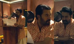 ‘ആ മേശ വലിച്ചവനെ ഇങ്ങ് വിളിച്ചേ...’; പേട്രിയറ്റ് പാട്ട് റിക്കോർഡിങ്ങിനിടെ ആരോ മേശ വലിച്ച ശബ്ദം കേട്ട് തിരിഞ്ഞു നോക്കുന്ന മമ്മൂട്ടി ; ആ നോട്ടത്തില്‍ എല്ലാമുണ്ടെന്ന് കമന്റുകള്‍