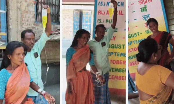 രോഗിയാണെങ്കില്‍ തെളിവ് വേണം: ഐവി ഡ്രിപ്പുമായി സ്‌കൂളിലെത്തി അംഗന്‍വാടി ടീച്ചര്‍, ദാരുണം ഈ കാഴ്ച 
