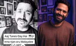 ‘മേലെ വെളളിത്തിങ്കള്‍ ’പാടി ബോളിവുഡ് താരം ഷരീബ് ഹാഷ്മി; അതിമനോഹരമെന്ന് കമന്റുകള്‍ 

