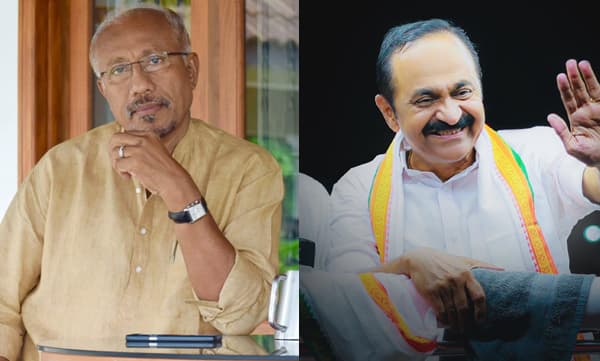 പോർമുഖത്ത് നിന്ന് പടവെട്ടിയവനെ കോണ്‍ഗ്രസ് വനവാസത്തിന് വിടരുതേ;  വി ഡി സതീശനെ പിന്തുണച്ച് ഭദ്രന്‍ 
