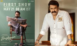ചാരുകസേരയിലിരുന്ന് ഗൗരവത്തില്‍ പത്രം വായിക്കുന്ന സാധാരണക്കാരനായ കുടുംബനാഥനായി ജോര്‍ജുകുട്ടി; ദൃശ്യം 3 ന്റെ ആദ്യ ഷോ സമയം പങ്കിട്ട് മോഹന്‍ലാല്‍