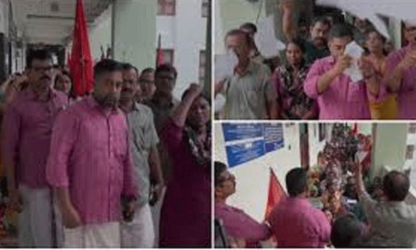 ഭരണ മാറ്റത്തിന് പിന്നാലെ കൂട്ട സ്ഥലംമാറ്റം; ഉത്തരവ് കത്തിച്ച് വികാസ്ഭവനിൽ എൻജിഒ യൂണിയന്റെ പ്രതിഷേധം