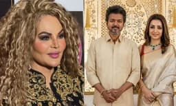   ' വിജയ്‌യും തൃഷയും കല്യാണം കഴിക്കണം, മെഹന്തിയ്ക്ക് ഞാനെത്തും' ; രാഖി സാവന്ത് 
