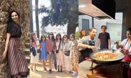 Samvritha Akhil with her college besties  (Image Source:Instagram)