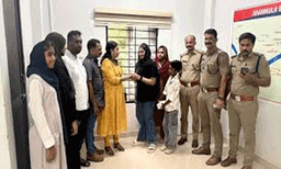 കിട്ടിയത് മകളെ നീറ്റ് പരീക്ഷയ്ക്ക് കൊണ്ടുപോയി മടങ്ങുമ്പോൾ ബസ് സ്റ്റാൻഡിൽ വച്ച്, സ്വർണമാല തിരിച്ചേൽപ്പിച്ച് മാതൃകയായി യുവതി