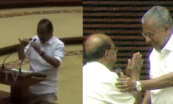 എംഎല്എ മാരുടെ സത്യപ്രതിജ്ഞ പൂര്ത്തിയായി ; സത്യവാചകത്തില് മലയാളവും ഇംഗ്ളീഷും കന്നഡവും തമിഴും
