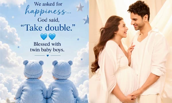 Divyanka Tripathi and Vivek Dahiya welcome twin baby boys (Image Source: Instagram)