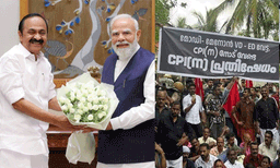 ‘സതീശന്‍ ആദ്യമായി ഒരു കാര്യം പറയുകയല്ലേ, ഉടന്‍ തന്നെ മോദി ഫോണ്‍ എടുത്ത് ഇ ഡി യെ വിളിച്ചു, പിണറായിയുടെ വീട് റെയ്ഡ് ചെയ്യണം എന്ന് പറയുമോ?’; പരിസഹിച്ച് വി ഡി സതീശൻ

