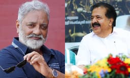 ‘ഇ.ഡി റെയ്ഡിൽ ആഭ്യന്തരമന്ത്രിയുടെ കാഞ്ഞ ബുദ്ധി ആർക്കും മനസ്സിലായില്ല; രമേശ് ചെന്നിത്തലക്ക് ഒരു സല്യൂട്ട്...’ പോസ്റ്റുമായി ജോയ് മാത്യു