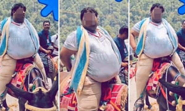 അമിതഭാരമുള്ള തീര്‍ത്ഥാടകനെ ചുമന്ന് കഴുത: കേദാര്‍നാഥില്‍ നിന്നുള്ള ദൃശ്യങ്ങള്‍ പുറത്ത്, വ്യാപക പ്രതിഷേധം
