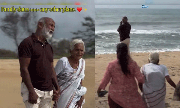 ഒടുവില്‍ ആ സ്വപ്‌നം നിറവേറി: 87-ാം വയസ്സില്‍ ആദ്യമായി കടല്‍ കണ്ട് മുത്തശ്ശി, വീഡിയോ പങ്കിട്ട് കുടുംബം 

