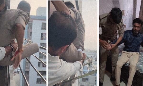 അപ്പാര്‍ട്ട്‌മെന്റി​ലെ മുറി പൂട്ടിയിട്ട് ആത്മഹത്യാശ്രമം: യുവാവിനെ സ്വന്തം ജീവന്‍ പണയപ്പെടുത്തി രക്ഷിച്ച് പോലീസ് ഉദ്യോഗസ്ഥന്‍ 





