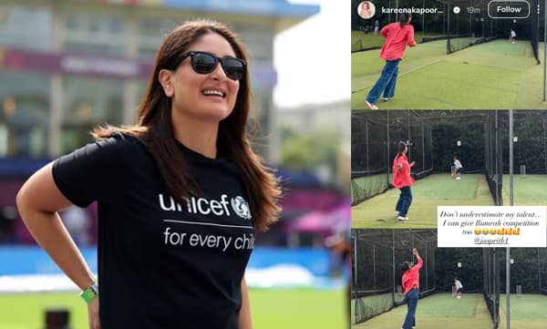 Kareena Kapoor plays cricket with Taimur Ali Khan (Image Source: Instagram)