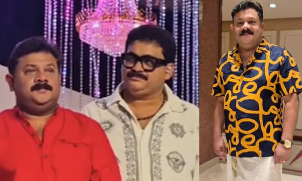 Hareesh kanaran compramices with NM Badusha (Image Source: Facebook)  