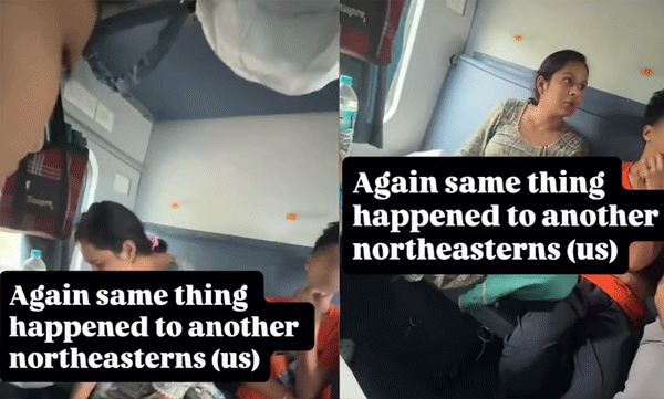 ട്രെയിൻ യാത്രയ്ക്കിടെ വംശീയ അധിക്ഷേപം; വടക്കുകിഴക്കൻ സംസ്ഥാനങ്ങളിൽ നിന്നുള്ള സഹോദരിമാർക്ക് നേരിടേണ്ടി വന്നത് ദുരനുഭവം