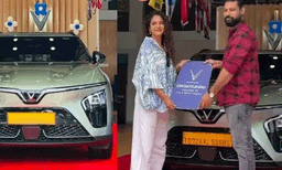 വിന്‍ഫാസ്റ്റ് VF 7 ഇലക്ട്രിക് എസ്യുവി സ്വന്തമാക്കി പൂര്‍ണിമ ഇന്ദ്രജിത്ത്

