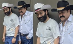 കൗബോയ് മാസ്സ് ലുക്കിൽ തനിക്കൊപ്പം ഫഹദിനെയും കൂട്ടി മോഹൻലാൽ; ‘എടാ മോനെ’ ‘എന്താ മോനെ’ കണ്ടുമുട്ടിയെന്ന കമന്റുമായി ഫര്‍ഹാന്‍ ഫാസില്‍