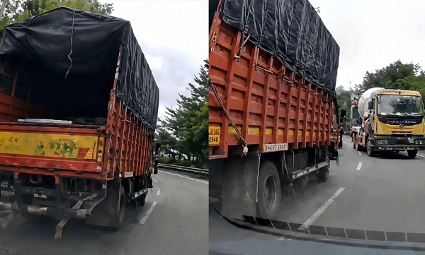 എതിർദിശയിൽ പാഞ്ഞെത്തിയ ലോറിക്കുമുന്നിൽപ്പെട്ട് തലനാരിഴയ്ക്ക് രക്ഷപെട്ട് പ്രൊഫസർ; ഞെട്ടിക്കുന്ന ഡാഷ്‌ക്യാമറ ദൃശ്യങ്ങൾ വൈറൽ