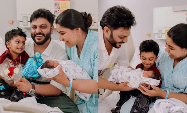 രണ്ടാമത്തെ കണ്‍മണിയെ വരവേറ്റ് ആര്‍ജെ മാത്തുക്കുട്ടിയും ഭാര്യയും; സന്തോഷം പങ്കുവച്ച് താരം 
