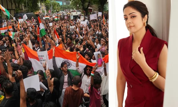 ‘എന്റെ മക്കളെ നിങ്ങളെപ്പോലെ വളർത്താനാണ് ഞാന്‍ ആഗ്രഹിക്കുന്നത്; നാം ഇന്ത്യയാണെന്ന് നിങ്ങള്‍ തെളിയിച്ചു...’ വിദ്യാര്‍ത്ഥികള്‍ക്ക് പിന്തുണ നല്‍കി ജ്യോതിക