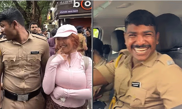 'ഗുഡ് ഗേൾ ഓഫീസർ' ട്രെൻഡിൽ മനംമയക്കി മുംബൈ പോലീസുകാരൻ; നാണത്തോടെയുള്ള ചിരി ഏറ്റെടുത്ത് സോഷ്യൽ മീഡിയ!
