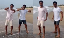 ബീച്ചില്‍ മകന്റെ കൂടെ ഒരു ചെറിയ ഡാന്‍സ് റിഹേഴ്‌സല്‍; വീഡിയോയുമായി പ്രഭുദേവ
