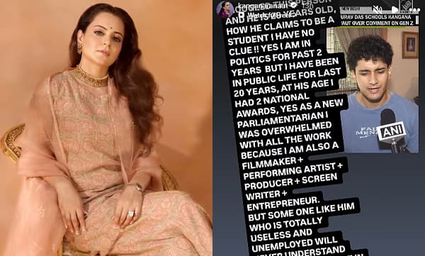 Kangana Ranaut launches attack on CJP spokesperson Saurav Das (Image Source: Instagram)