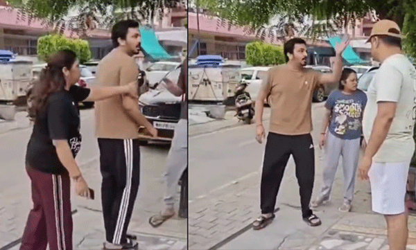 "പോലീസിന്റെ വായിൽ പണം കുത്തിനിറയ്ക്കും"; നായയെച്ചൊല്ലിയുള്ള തർക്കത്തിനിടയിൽ നിയമത്തെ വെല്ലുവിളിച്ച് യുവാവ്: ആളിക്കത്തി ജനരോഷം