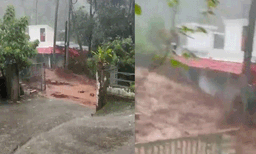 മഴ കനത്തു; കോടഞ്ചേരിയിലും ചിറ്റാരിക്കലിലും ഉരുൾപൊട്ടൽ, പല ജില്ലകളിൽ വെള്ളക്കെട്ട്