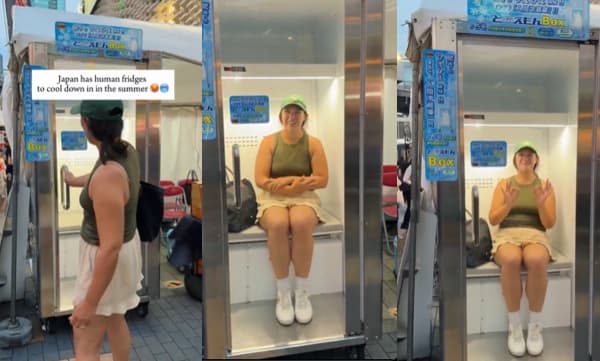 Japan introduce human fridge for cooling (Image Source: X)