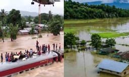 അസമില്‍ രൂക്ഷമായ വെള്ളപ്പൊക്കം തുടരുന്നു: മരണസംഖ്യ 95 ആയി; 14 ജില്ലകളില്‍ ജാഗ്രതാ നിര്‍ദേശം