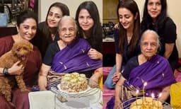കുടുംബത്തോടൊപ്പം മുത്തശ്ശിയുടെ പിറന്നാള്‍ ആഘോഷമാക്കി തൃഷ കൃഷ്ണന്‍ 
