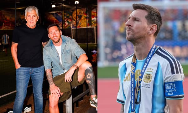 Lionel Messi's emotional tribute to his late father, Jorge Messi (Image Source: Instagram)