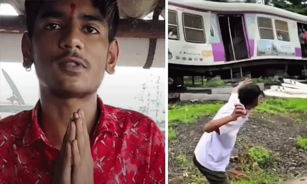 റീലിനായി ട്രെയിനിന് നേരെ കല്ലെറിഞ്ഞെന്ന് ആരോപണം; വീഡിയോ വൈറലായതോടെ യുവാവ് മാപ്പുപറഞ്ഞു
