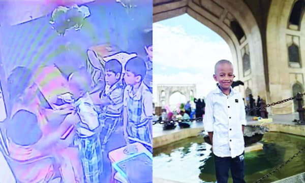 അധ്യാപിക മര്‍ദിച്ച ആറുവയസുകാരന്‍ ക്ലാസില്‍ കുഴഞ്ഞുവീണു മരിച്ചു