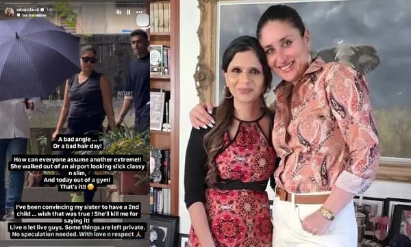 Saba Pataudi reacts to kareena kapoor khan's pregnancy buzz (Image Source: Instagram)