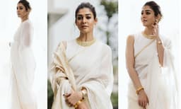വിണ്ണില്‍ നിന്ന് മണ്ണിലേക്കിറങ്ങിയ ദേവത; ഓണം വൈബില്‍ ഐവറി സാരിയില്‍ അതിസുന്ദരിയായി നയന്‍താര; ലേഡിസൂപ്പര്‍സ്റ്റാര്‍ ഓഗസ്റ്റ് മാസം താരം തൂക്കിയെന്ന് കമന്റുകള്‍