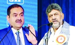 ഡി.കെ. ശിവകുമാറുമായി കൂടിക്കാഴ്‌ച നടത്തി അദാനി