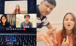 ‘ഒരു പൈസ പോലും സേവ് ചെയ്യുന്നില്ല’; മകളുടെ ജോലി മീറ്റിങ്ങിനിടെ അച്ഛന്റെ അപ്രതീക്ഷിത എൻട്രി, വീഡിയോ വൈറൽ