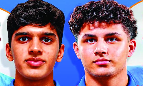 സേവാഗിന്റെയും ദ്രാവിഡിന്റെയും മക്കള്‍ ഇന്ത്യന്‍ ടീമില്‍