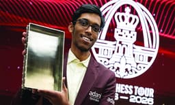 ഗ്രാന്‍ഡ്‌ പ്രാഗ്‌: ഗ്രാന്‍ഡ്‌ ചെസ്‌ ടൂര്‍ കിരീടം പ്രഗ്നാനന്ദയ്‌ക്ക്